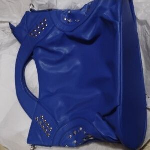 Large blue purse